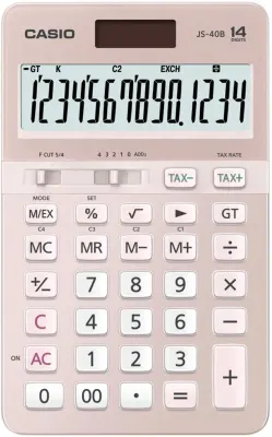 CASIO HESAP MAKİNESİ MASAÜSTÜ JS-40B-PK 12 HANE