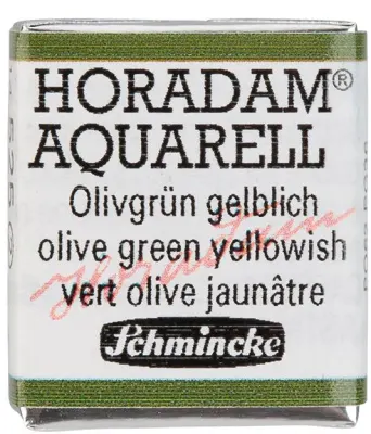 SCHMİNCKE HORADAM AQUARELL ARTİST SULU BOYA OLİVE GREEN YELLOWİSH 1/2 TAB. 14525044