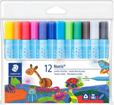 STAEDTLER KEÇELİ KALEM NORIS JUMBO ÜÇGEN 1.0 12 Lİ 328-F WP12