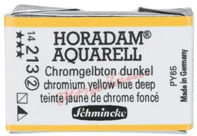 SCHMİNCKE HORADAM AQUARELL ARTİST SULU BOYA TAM TABLET SERİ 2 213 CHROME YELLOW DEEP NO LEAD 1421304