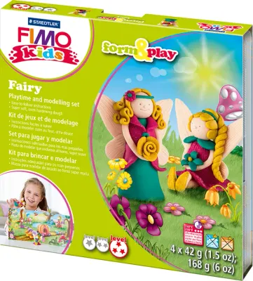 FIMO KIDS MODELLEME KİLİ SET F&amp;P MELEK 8034 20 LZ