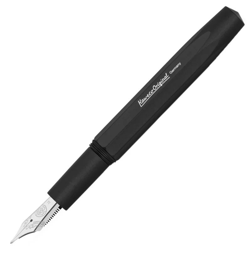 KAWECO DOLMA KALEM AL SPORT ORIGINAL 250 SİYAH KROM EF UÇ 10002205