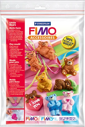 FIMO AKSESUAR MOULD KÜÇÜK AYILAR 8742 03 05