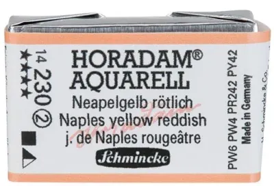 SCHMİNCKE HORADAM AQUARELL ARTİST SULU BOYA TAM TABLET SERİ 2 230 NAPLES YELLOW REDDİSH 14230043