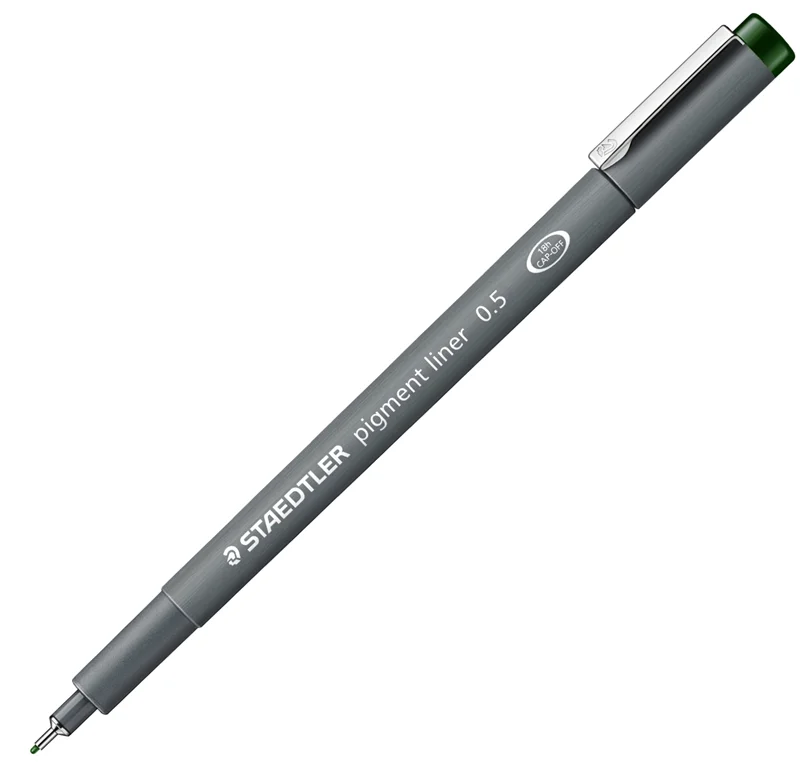 STAEDTLER PIGMENT LINER 0.5 YEŞİL 308 05-5