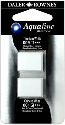 DALER ROWNEY SULU BOYA TABLET H/P SET 23 131017023 TITANIUM WHITE/CHINESE WHITE