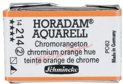 SCHMİNCKE HORADAM AQUARELL ARTİST SULU BOYA TAM TABLET SERİ 2 214 CHROME ORANGE NO LEAD 14214043