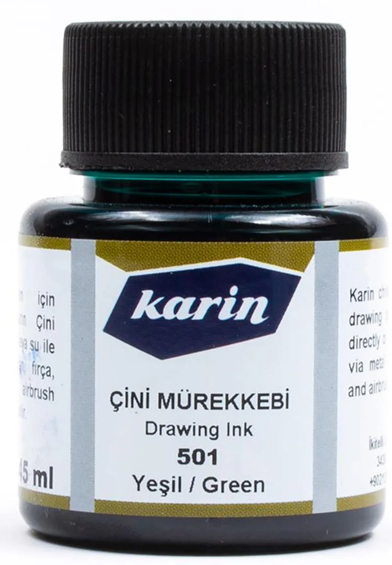 KARİN ÇİNİ MÜREKKEBİ 45 ML YEŞİL 6221501045