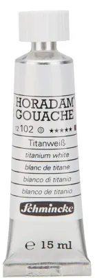 SCHMİNCKE HORADAM GOUACHE ARTİST GUAJ BOYA 15 ML SERİ 1 102 TİTANİUM WHİTE 12102006