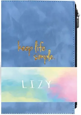LİZ DEFTER 15x22 VELUR DESEN FERMUARLI IVORY 70 GR 96 YP VELFRD