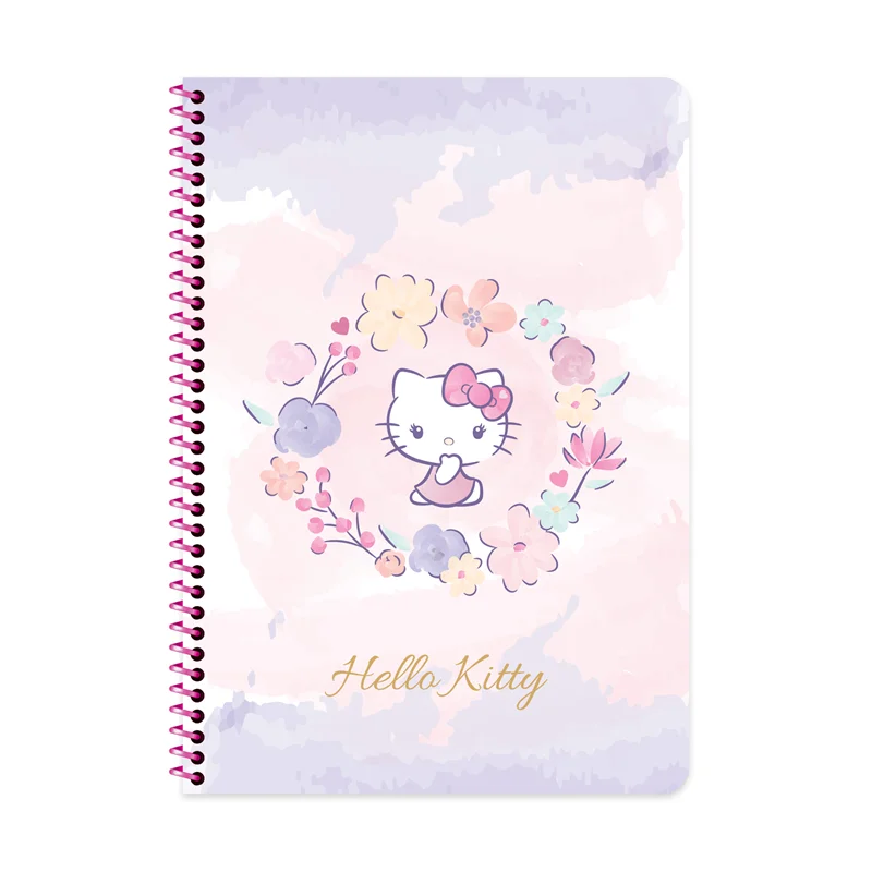 KESKİN DEFTER HELLO KİTTY A4 SPİRALLİ KARTON KAPAK 80 YP. KARELİ 380622-08