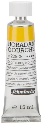 SCHMİNCKE HORADAM GOUACHE ARTİST GUAJ BOYA 15 ML SERİ 2 228 CADMİUM YELLOW MİDDLE 12228006