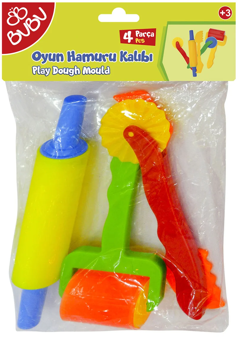 BU-BU OYUN HAMURU KALIBI 4 PARÇA