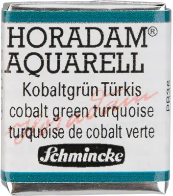 SCHMİNCKE HORADAM AQUARELL ARTİST SULU BOYA COBALT GREEN TURQUOİSE 1/2 TAB. 14510044
