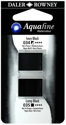 DALER ROWNEY SULU BOYA TABLET H/P SET 22 131017022 IVORY BLACK/LAMP BLACK