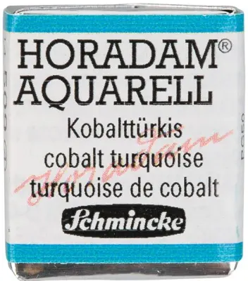SCHMİNCKE HORADAM AQUARELL ARTİST SULU BOYA COBALT TURQUOİSE 1/2 TAB. 14509044