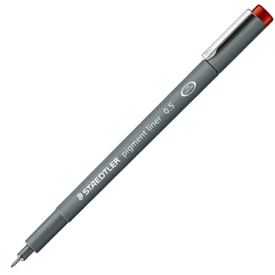 STAEDTLER PIGMENT LINER 0.5 KIRMIZI 308 05-2
