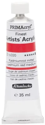 SCHMİNCKE PRİMACRYL ARTİST AKRİLİK BOYA 35 ML SERİ 3 320 CADMİUM RED MEDİUM 13320009