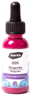 KARİN KOLAY EBRU BOYASI 30 ML 809 MAGENTA 61809030
