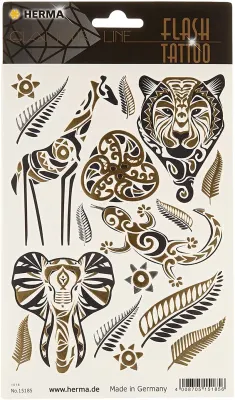 HERMA ETİKET TATTOO GLAMOUR LINE FLASH DESENLER 15185