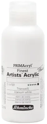 SCHMİNCKE PRİMACRYL ARTİST AKRİLİK BOYA 250 ML SERİ 1 101 TİTANİUM WHİTE 13101027