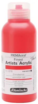 SCHMİNCKE PRİMACRYL ARTİST AKRİLİK BOYA 250 ML SERİ 3 318 VERMİLİON RED 13318027