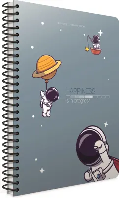 GIPTA DEFTER HAPPINESS A4 SPİRALLİ KARTON KAPAK 80 YP. ÇİZGİLİ 5801