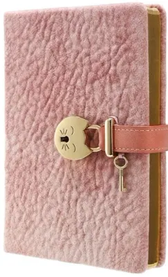 VJ DEFTER MIYAW KİLİTLİ 80 Gr. 160 YP. ÇİZGİLİ PEMBE 9306