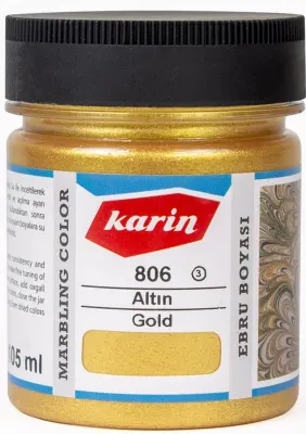 KARİN EBRU BOYASI 105 ML 806 ALTIN 61806105