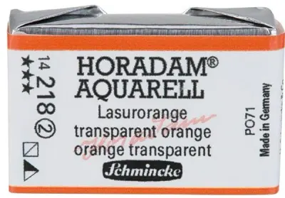 SCHMİNCKE HORADAM AQUARELL ARTİST SULU BOYA TAM TABLET SERİ 2 218 TRANSLUCENT ORANGE 14218043