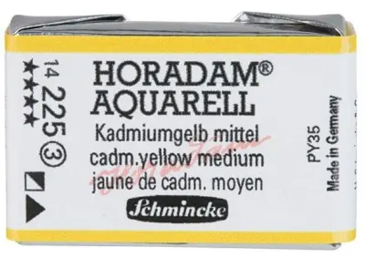 SCHMİNCKE HORADAM AQUARELL ARTİST SULU BOYA TAM TABLET SERİ 3 225 CADMİUM YELLOW MİDDLE 14225043