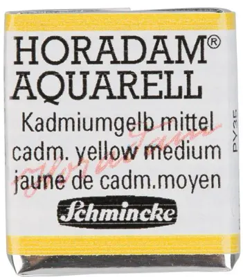 SCHMİNCKE HORADAM AQUARELL ARTİST SULU BOYA CADMİUM YELLOW MİDDLE 1/2 TAB. 14225044