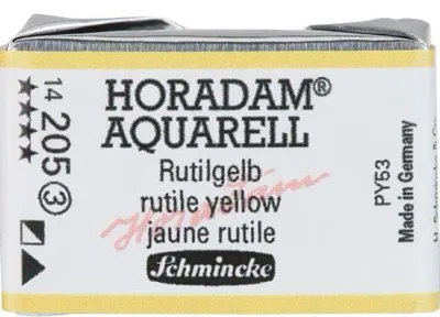 SCHMİNCKE HORADAM AQUARELL ARTİST SULU BOYA TAM TABLET SERİ 3 205 RUTİLE YELLOW 14205043