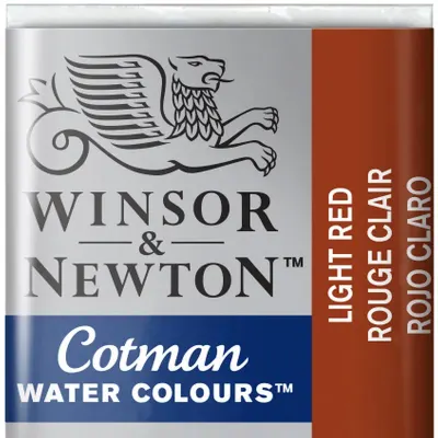 W&amp;N SULU BOYA COTMAN YARIM TABLET LIGHT RED 362 WN-0301362