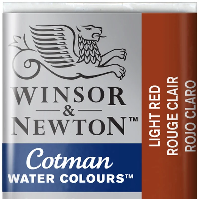 W&amp;N SULU BOYA COTMAN YARIM TABLET LIGHT RED 362 WN-0301362
