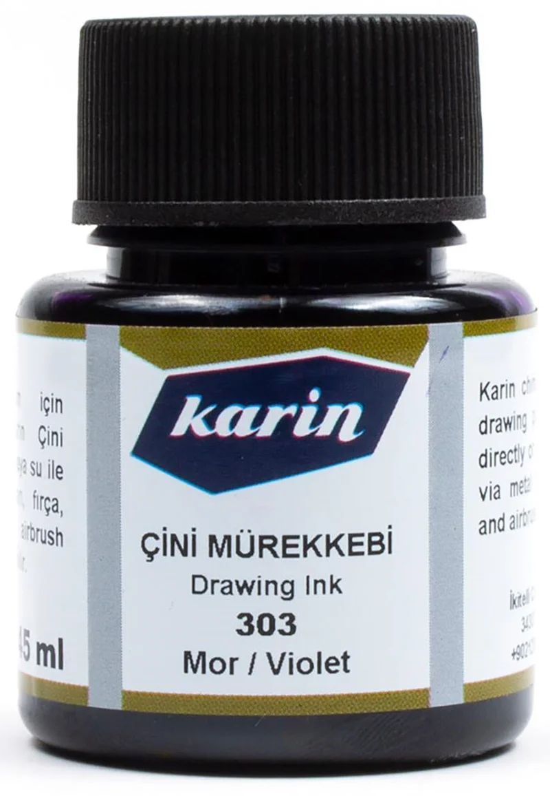 KARİN ÇİNİ MÜREKKEBİ 45 ML MOR 6221303045