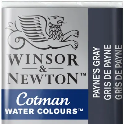 W&amp;N SULU BOYA COTMAN YARIM TABLET PAYNE’S GRAY 465 WN-0301465