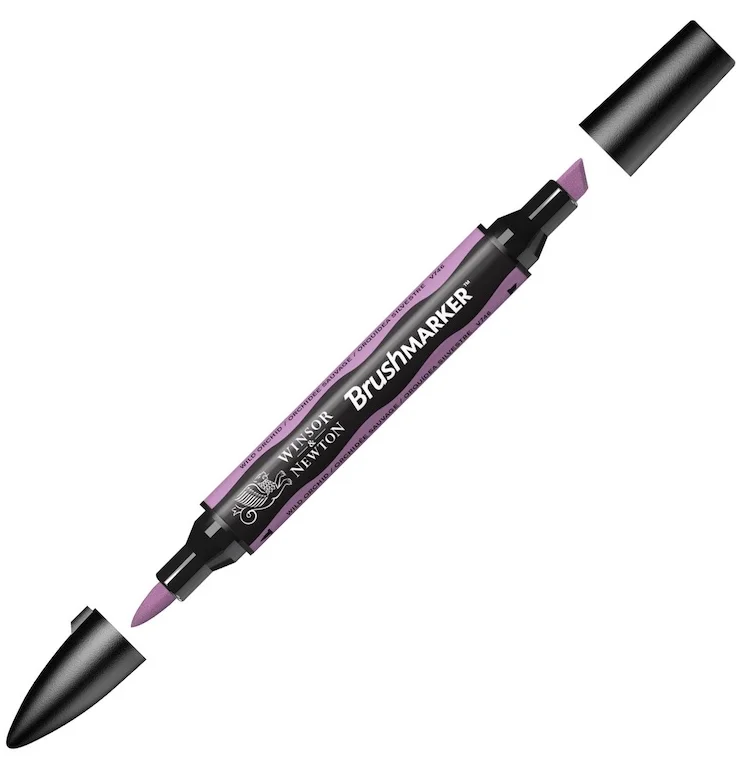 W&N PROMARKER BRUSH KALEM WILD ORCHID 323 WN-0204323