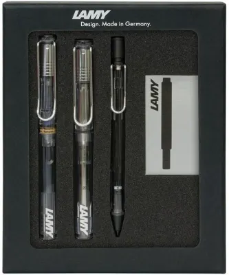 LAMY DOLMA+ROLLER+VERSATİL KALEM SET VISTA K.ŞEFFAF TB3-12DRV