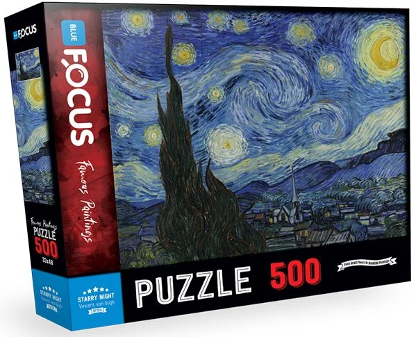 BLUE FOCUS PUZZLE 500 PARÇA STARRY NIGHT (YILDIZLI GECE) BF328
