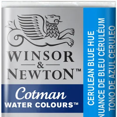 W&amp;N SULU BOYA COTMAN YARIM TABLET CERULEAN BLUE HUE WN-0301139