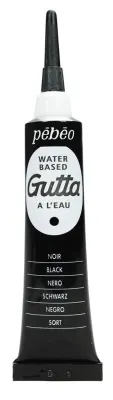 PEBEO İPEK BOYASI KONTÜRÜ SU BAZLI GUTTA 20 ML 147*12 BLACK