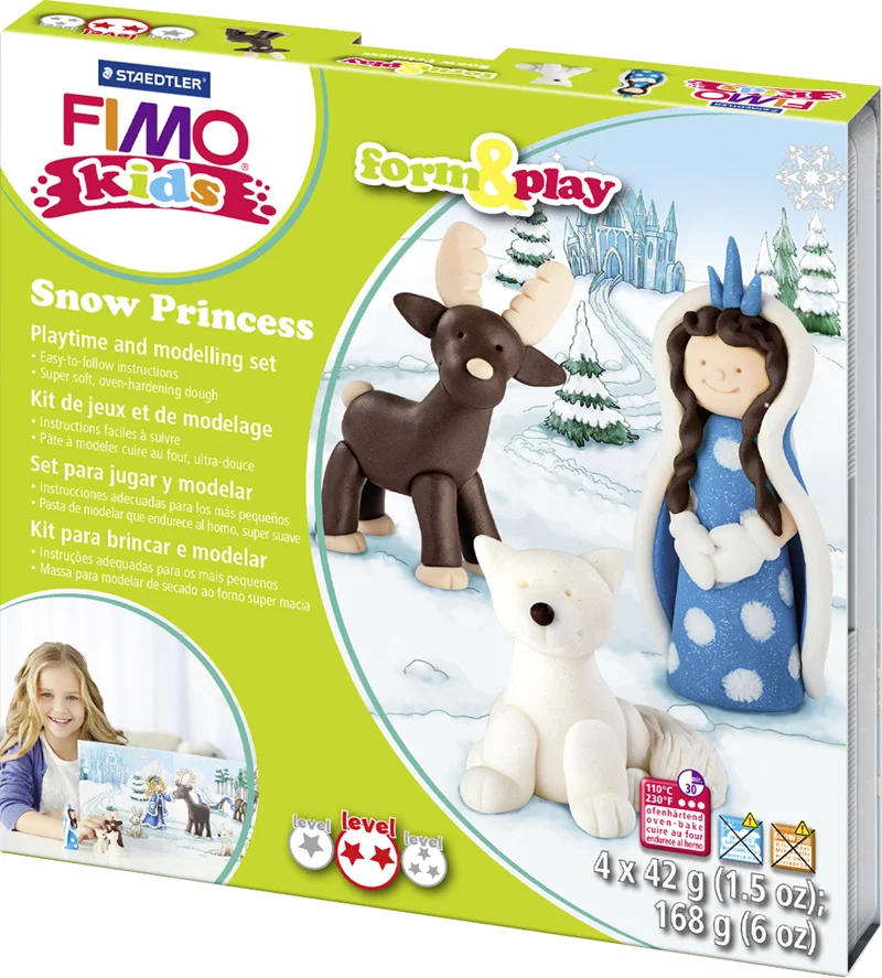 FIMO KIDS MODELLEME KİLİ SET F&amp;P KAR 8034 18 LZ