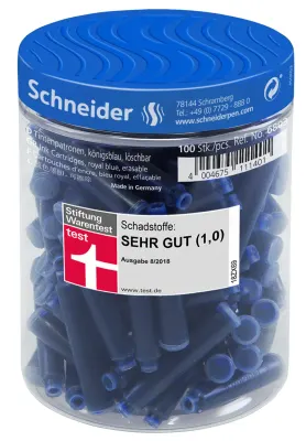 SCHNEIDER DOLMA KALEM  KARTUŞU 100 LÜ KAVANOZ SCD206