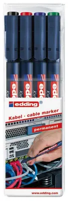 EDDING KABLO KALEM SETİ 4 LÜ KARIŞIK E-8407
