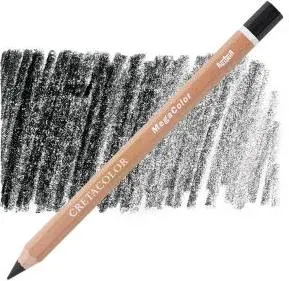CRETACOLOR MEGACOLOR KALIN KURU BOYA KALEMİ IVORY BLACK 29250
