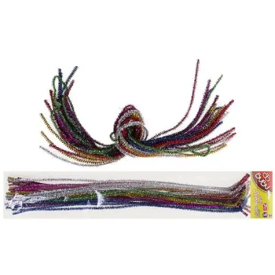 PASİF BU-BU ŞÖNİL SİMLİ 50 CM. 25 RENK (10x10) BUBU00107