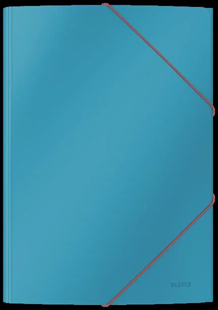 LEITZ LASTİKLİ DOSYA COSY SOFT TOUCH KİLİTLİ A4 L-3002 MAVİ