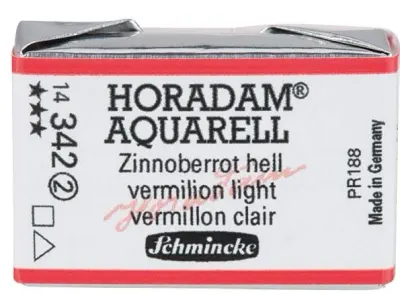 SCHMİNCKE HORADAM AQUARELL ARTİST SULU BOYA TAM TABLET SERİ 2 342 VERMİLİON LİGHT 14342043
