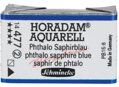SCHMİNCKE HORADAM AQUARELL ARTİST SULU BOYA TAM TABLET SERİ 2 477 PHTHALO SAPPHİRE BLUE 14477043